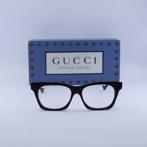 Final Price! Gucci GG1299O 002 Havana Eyeglasses 55mm - Picture 4 of 12